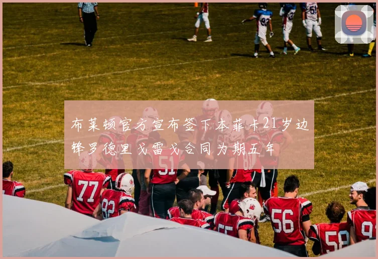 布莱顿官方宣布签下本菲卡21岁边锋罗德里戈雷戈合同为期五年
